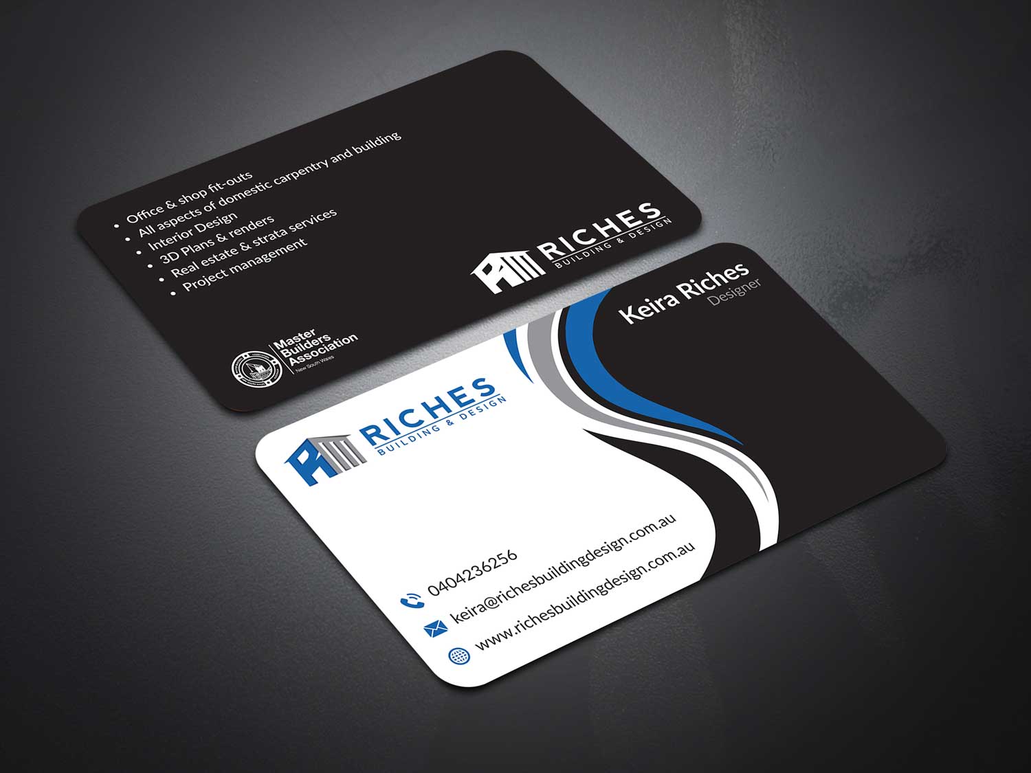 Visitenkarten-Design von Musa. A für dieses Projekt | Design #22323706