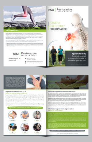 Flyer Design by arkedia for Restorative Spine & Joint | Design: #22274496