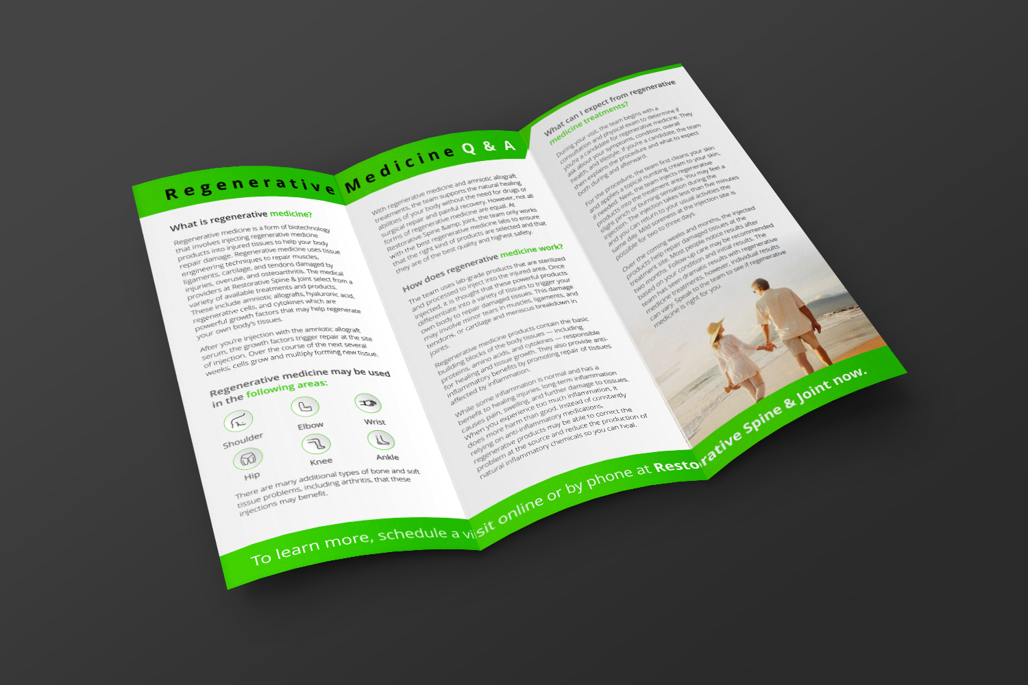 Flyer Design by OwnDesign for Restorative Spine & Joint | Design #22259079