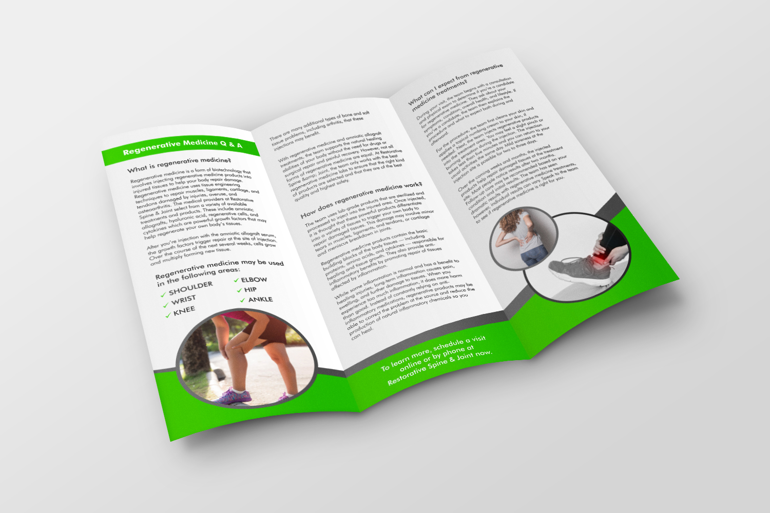 Flyer Design by ecorokerz for Restorative Spine & Joint | Design #22257549