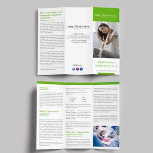 Flyer Design by Mishuy for Restorative Spine & Joint | Design: #22273805