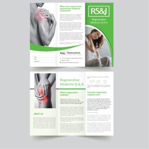Regenerative Medicine Brochure | Flyer Design by Mishuy