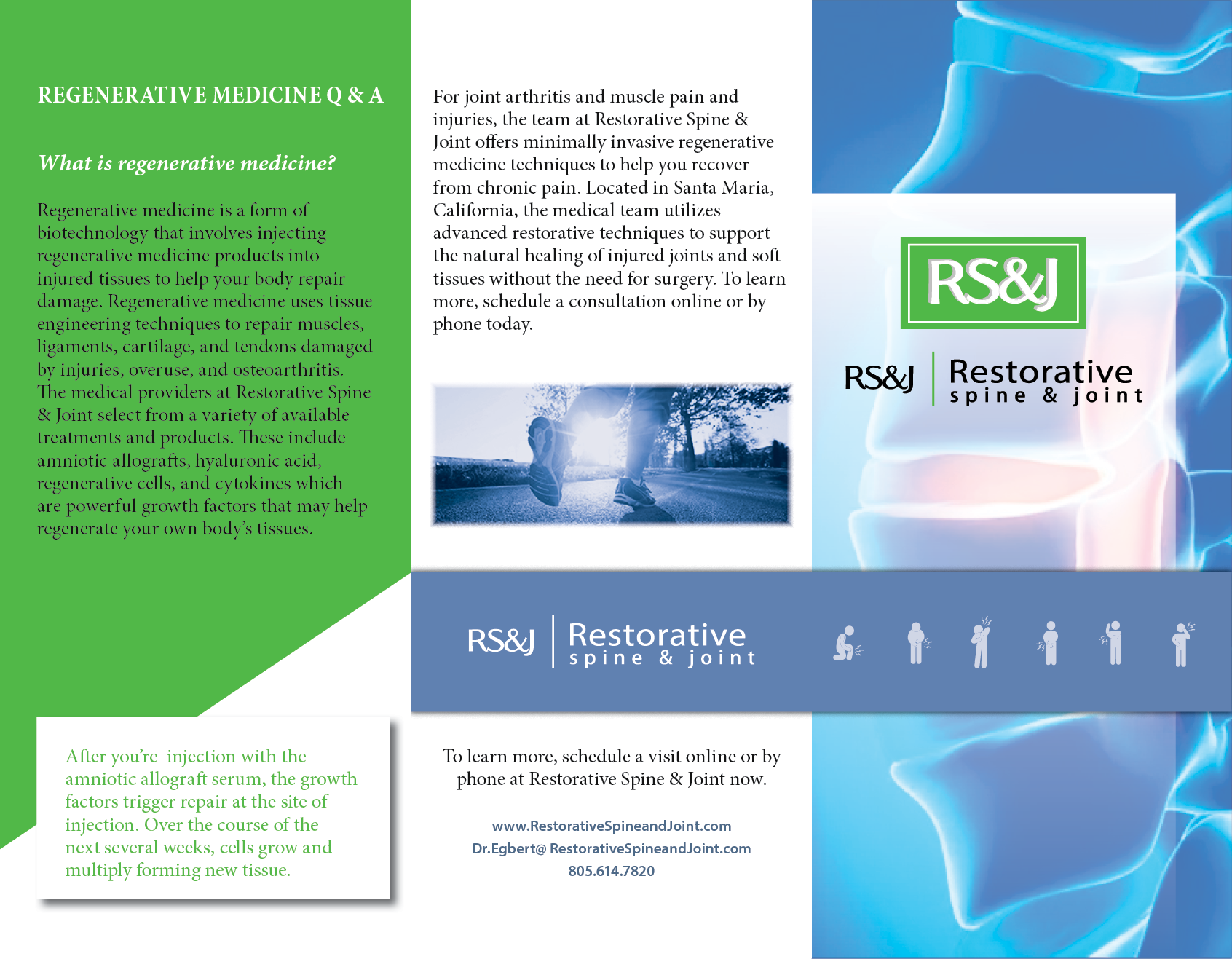 Flyer-Design von Shaza Albero für Restorative Spine & Joint | Design #22296915