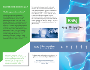 Flyer Design by Shaza Albero for Restorative Spine & Joint | Design: #22296915