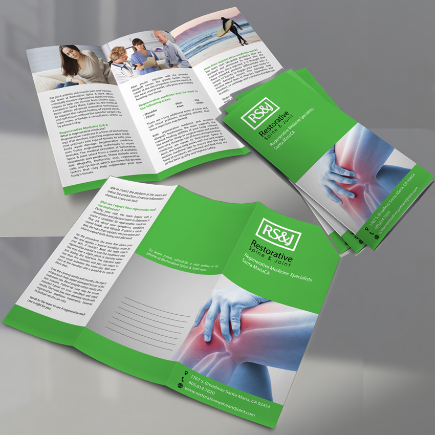 Design de Flyer par Wahyu 10 pour Restorative Spine & Joint | Design #22267609