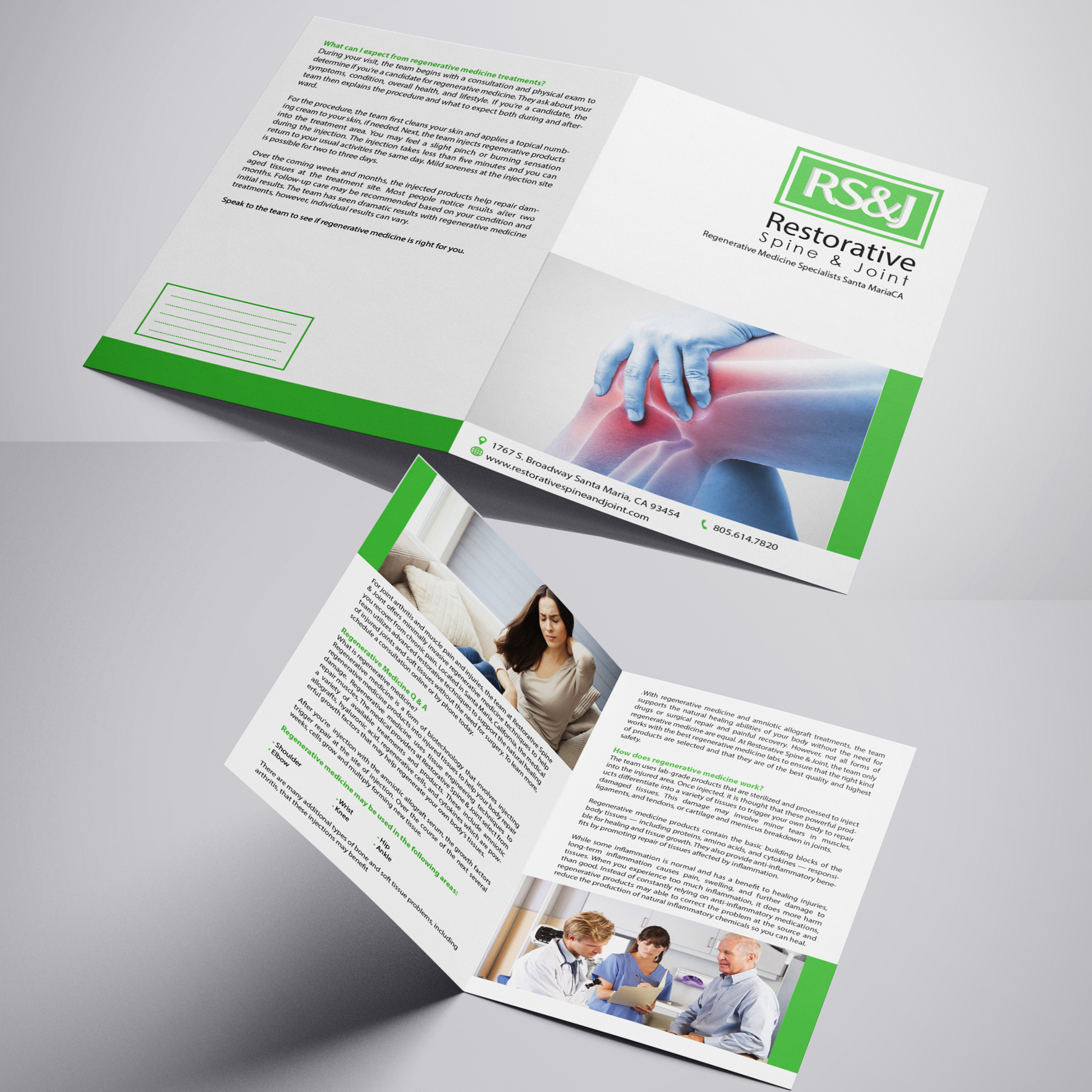 Flyer Design by Wahyu 10 for Restorative Spine & Joint | Design #22270747