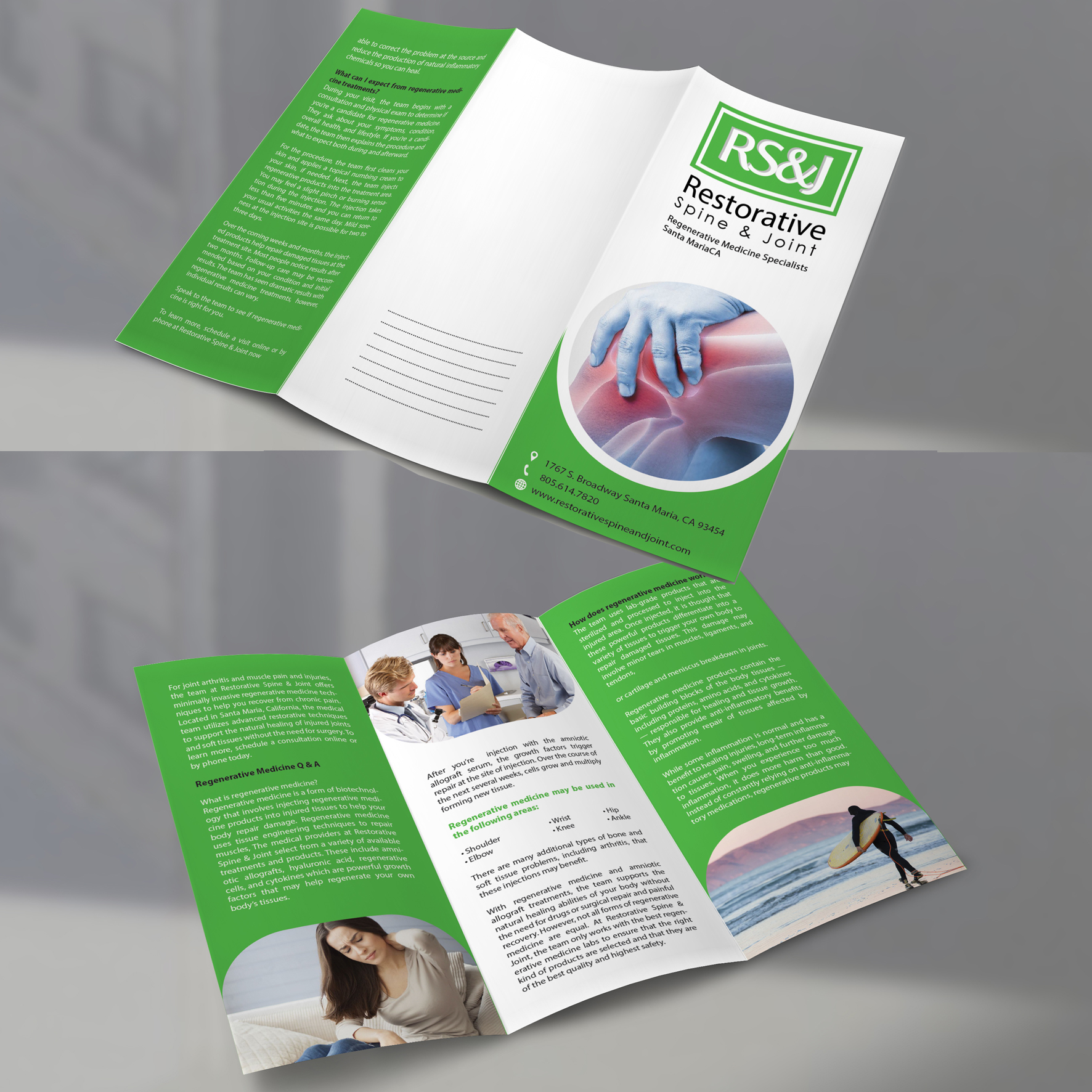 Flyer Design by Wahyu 10 for Restorative Spine & Joint | Design #22273212