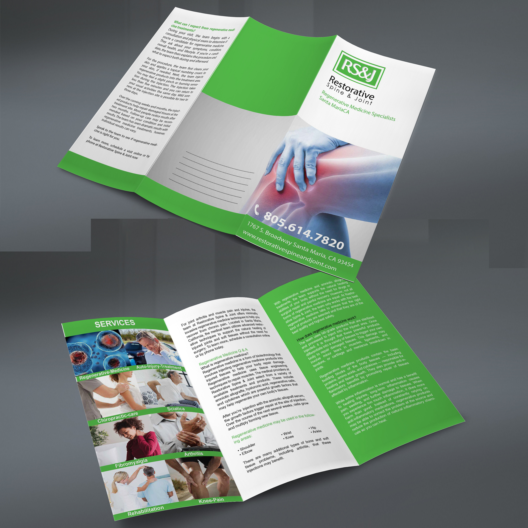 Flyer Design by Wahyu 10 for Restorative Spine & Joint | Design #22298664