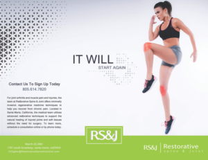 Design de Flyer par Market bees pour Restorative Spine & Joint | Design #22294922