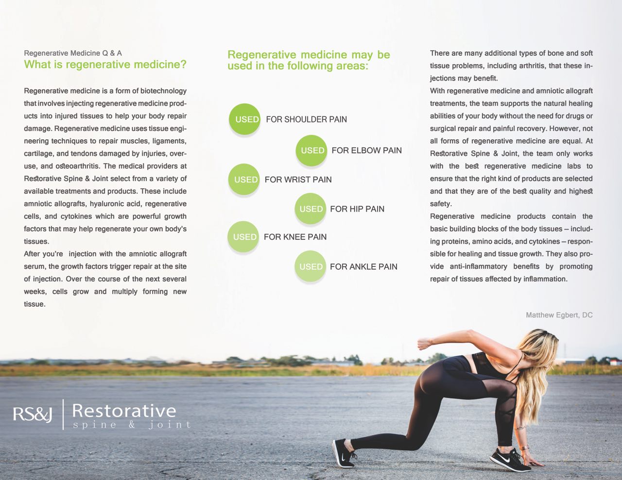 Flyer Design by Market bees for Restorative Spine & Joint | Design #22294926