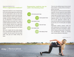 Flyer Design by Market bees for Restorative Spine & Joint | Design: #22294926