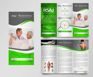 Diseño de Flyer por Adnan.design para Restorative Spine & Joint | Diseño: #22274502
