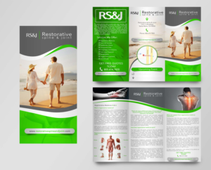 Diseño de Flyer por Adnan.design para Restorative Spine & Joint | Diseño: #22278806