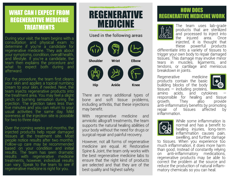 Flyer Design by NJH Sharma for Restorative Spine & Joint | Design #22278460