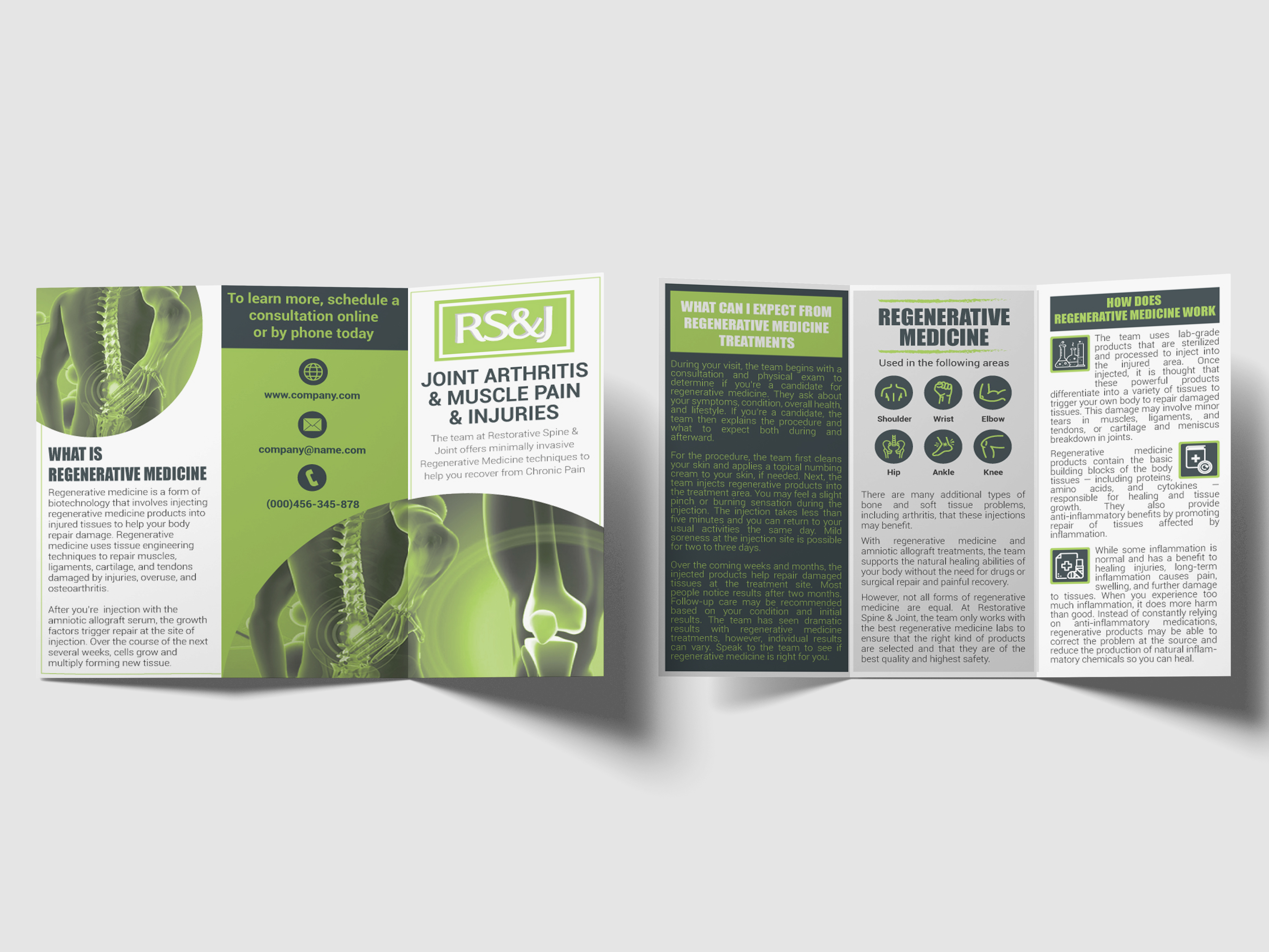 Flyer Design by NJH Sharma for Restorative Spine & Joint | Design #22278465