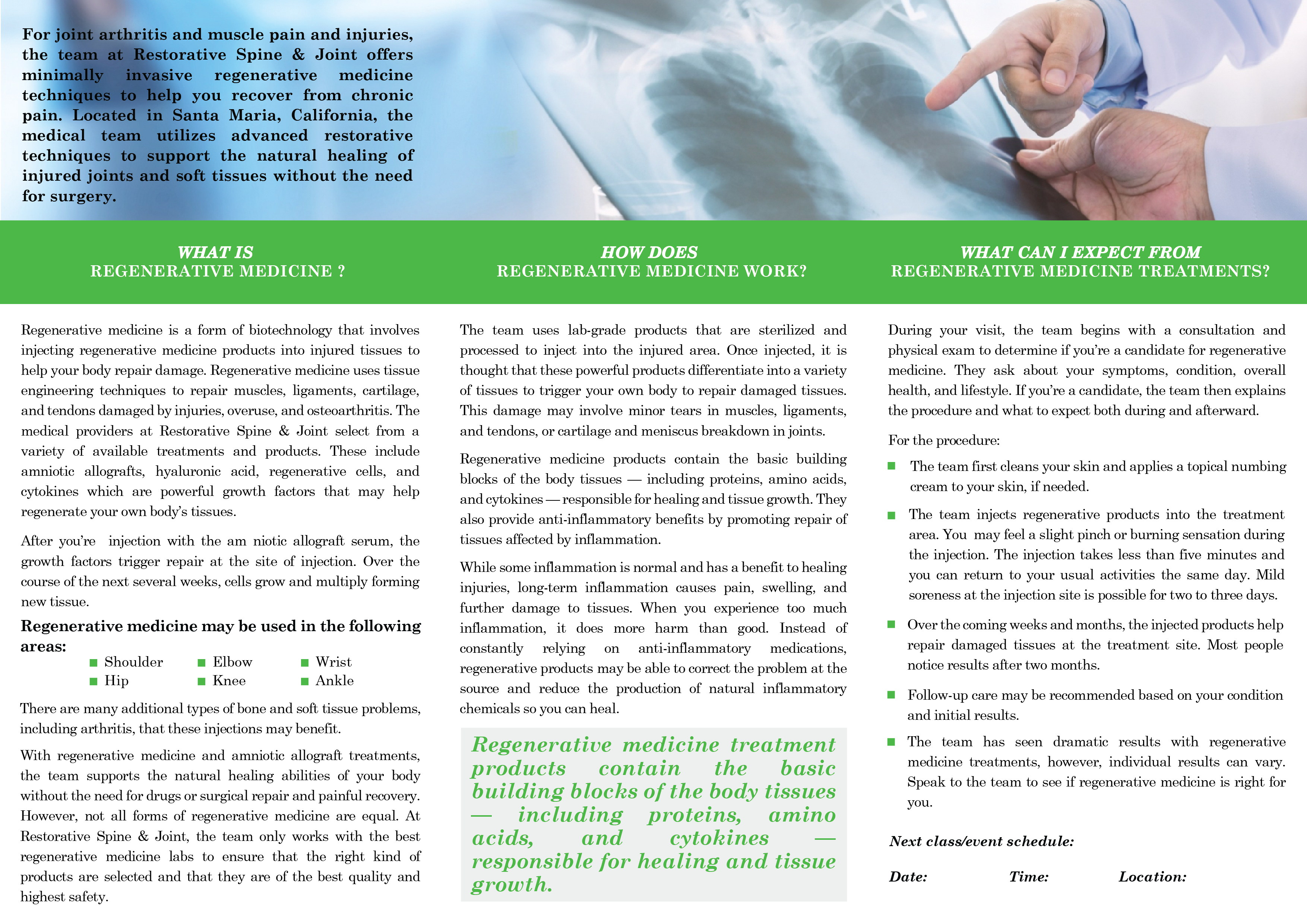 Flyer-Design von Look What Happened für Restorative Spine & Joint | Design #22281291