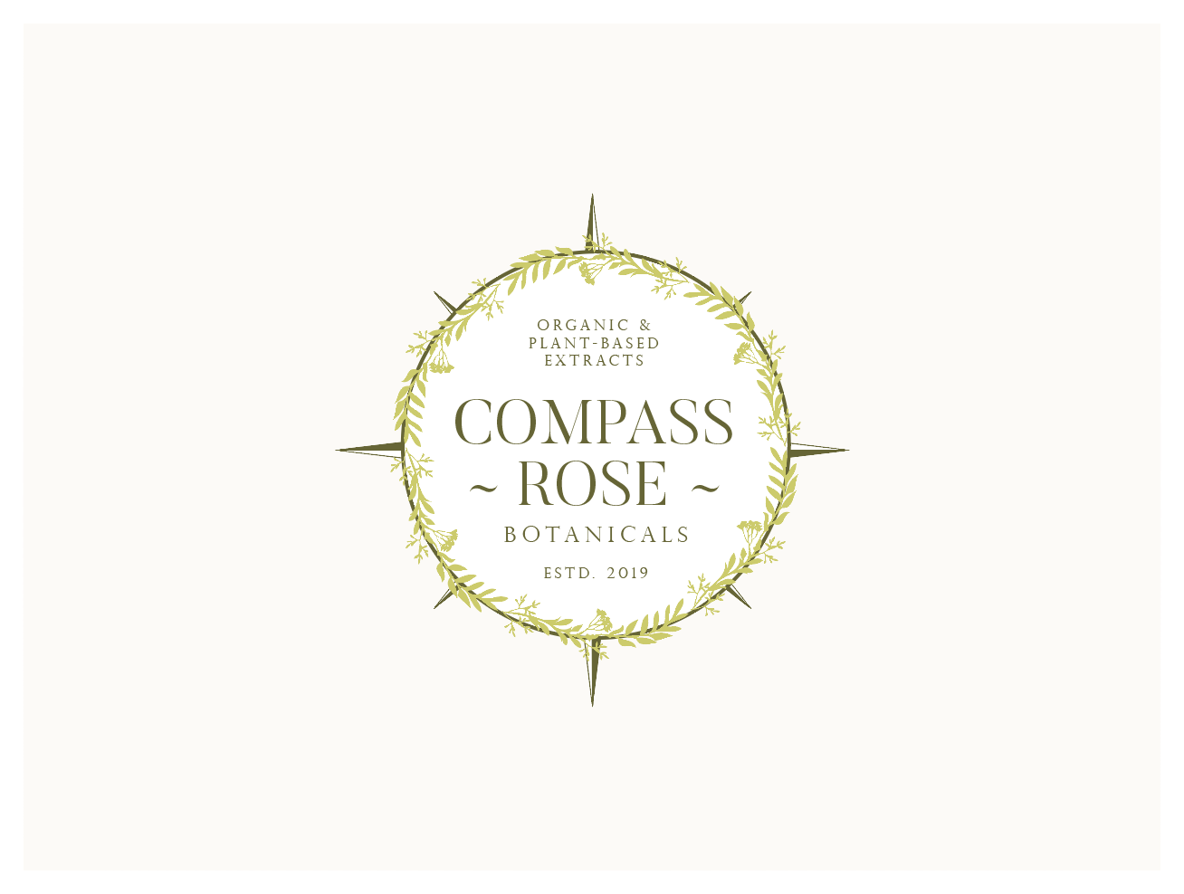 Logo Design by wonderland for Compass Rose Botanicals | Design #22263466