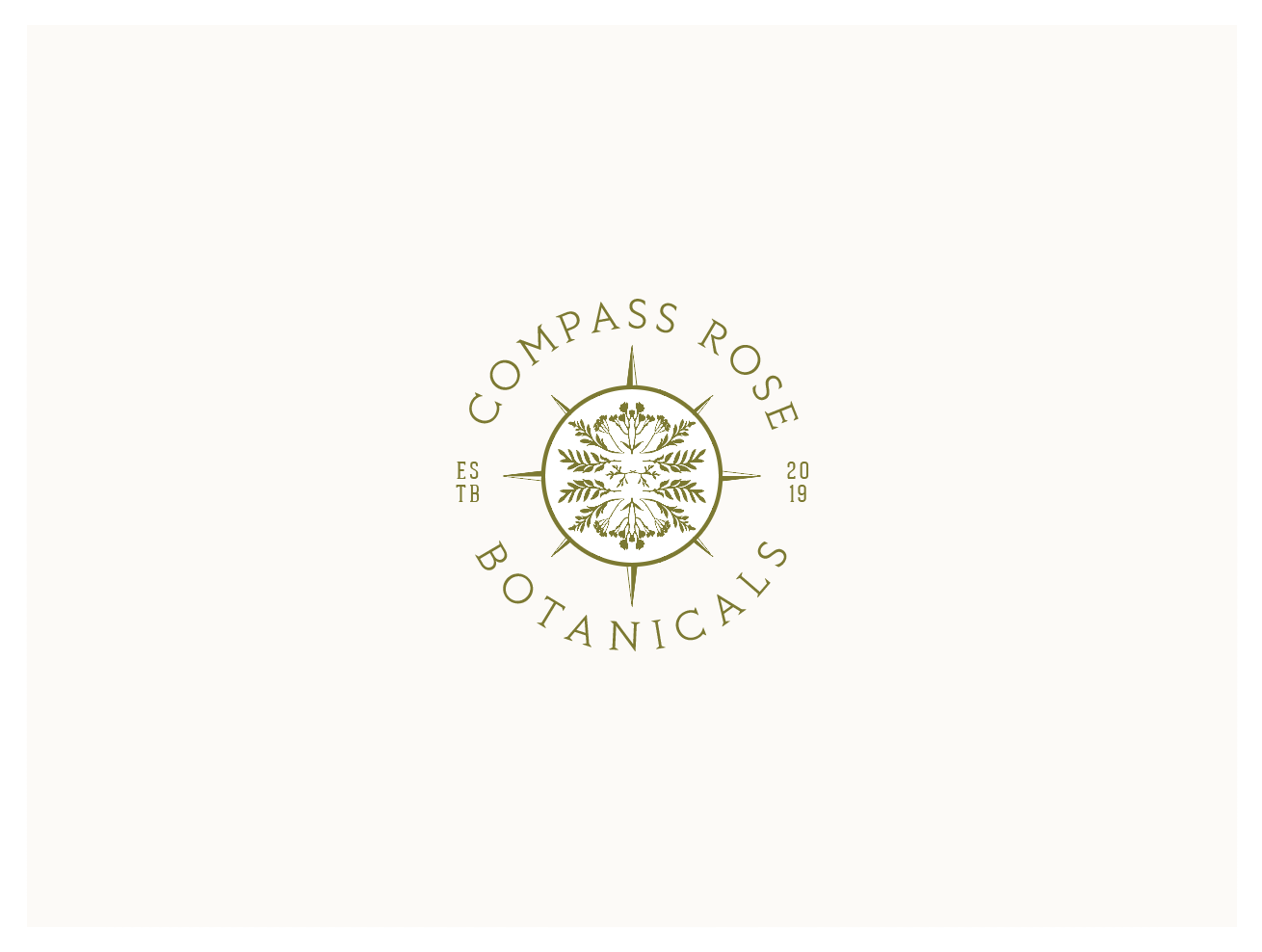 Logo Design by wonderland for Compass Rose Botanicals | Design #22280697