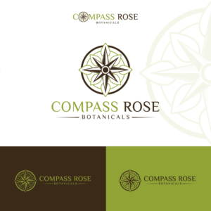 Logo Design by debdesign for Compass Rose Botanicals | Design: #22280760