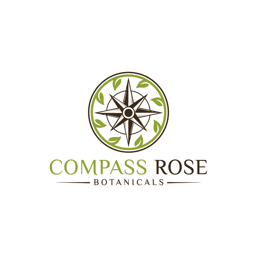 Logo Design by debdesign for Compass Rose Botanicals | Design #22315878