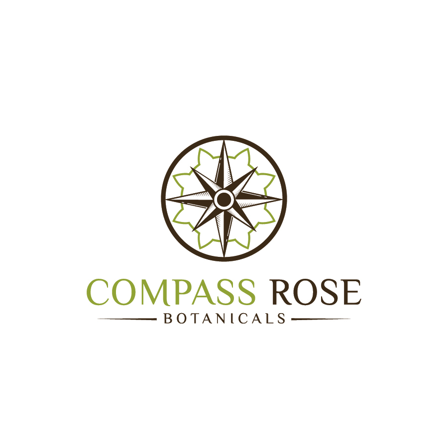 Logo Design by debdesign for Compass Rose Botanicals | Design #22315879
