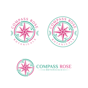 Logo Design by debdesign for Compass Rose Botanicals | Design: #22332634