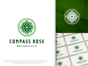 Logo Design by artswolf for Compass Rose Botanicals | Design: #22275205
