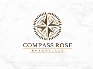 Logo Design by artswolf for Compass Rose Botanicals | Design: #22275214