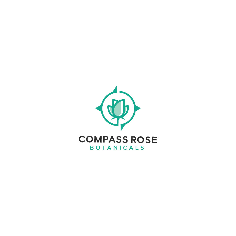 Logo Design by ecorokerz for Compass Rose Botanicals | Design #22263774