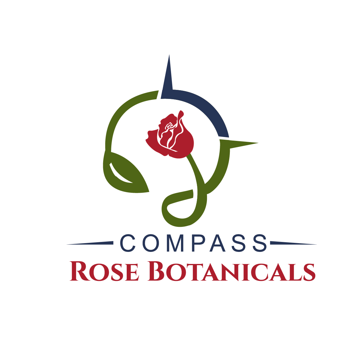 Logo Design by fly  design for Compass Rose Botanicals | Design #22276258
