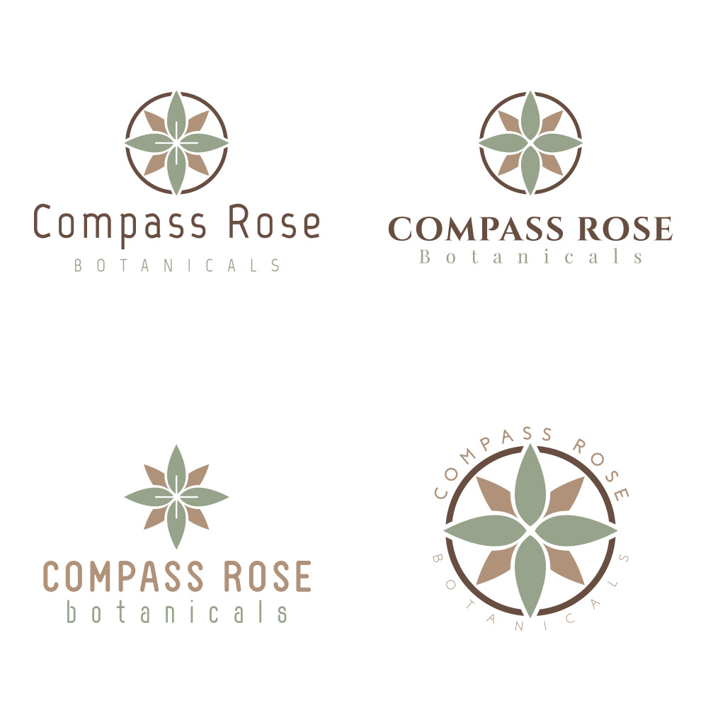 Logo Design by CC Creative Design for Compass Rose Botanicals | Design #22311692