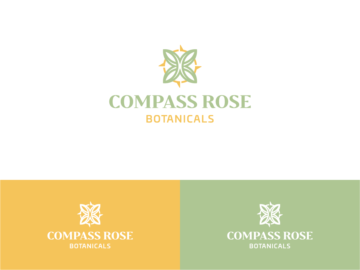 Logo Design by Gio Ville for Compass Rose Botanicals | Design #22321373