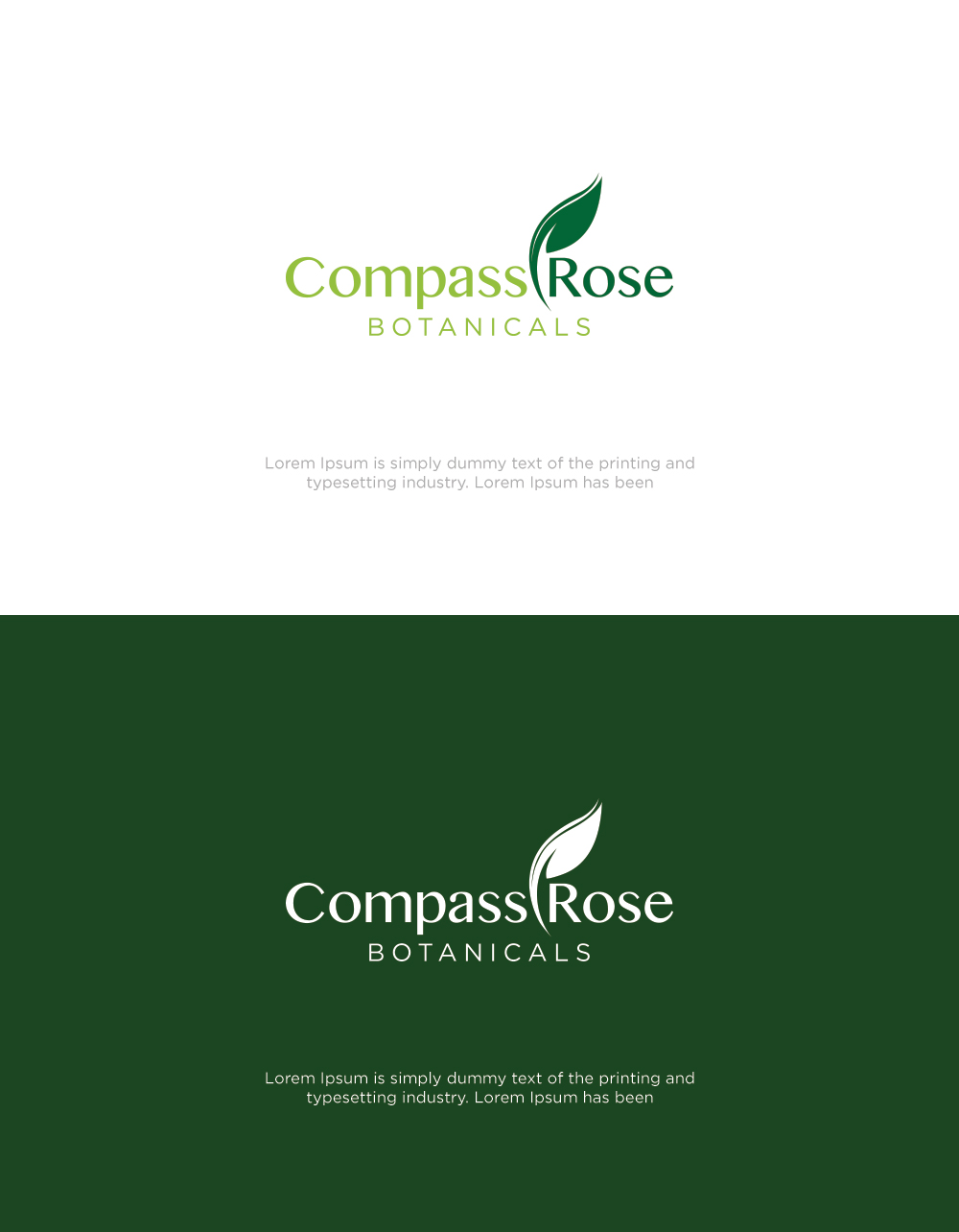 Logo Design by luthfanajah 2 for Compass Rose Botanicals | Design #22314165
