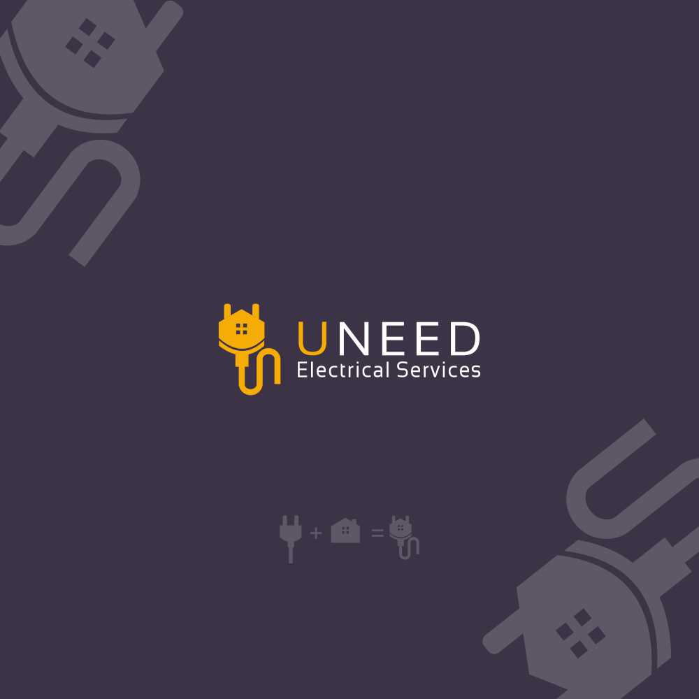 Logo Design by newbie19 for Uneed Electrical Service | Design #22280921