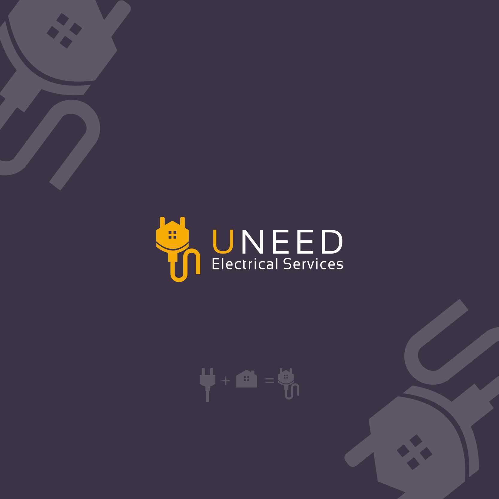 Logo Design by newbie19 for Uneed Electrical Service | Design #22280925