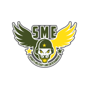 Designer can use the Letters “S M E” if it is useful for design purposes.  If the letters are used in the design, then the tag line should include Sports Military and Entrtainment | Logo Design by Graphic Bricks