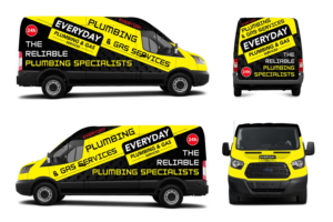 Car Wrap-Design von Kira Graphics für Everyday plumbing and gas  | Design: #22332799