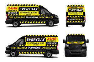 Car Wrap-Design von Kira Graphics für Everyday plumbing and gas  | Design: #22335683