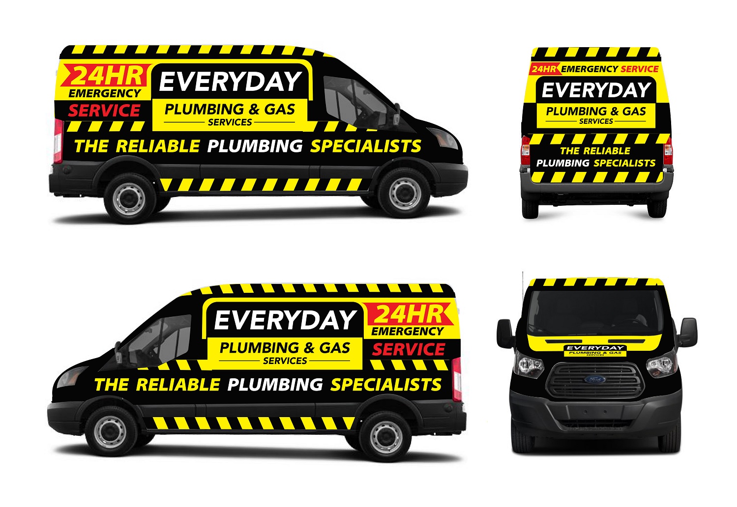 Car Wrap Design by Kira Graphics for Everyday plumbing and gas  | Design #22335693