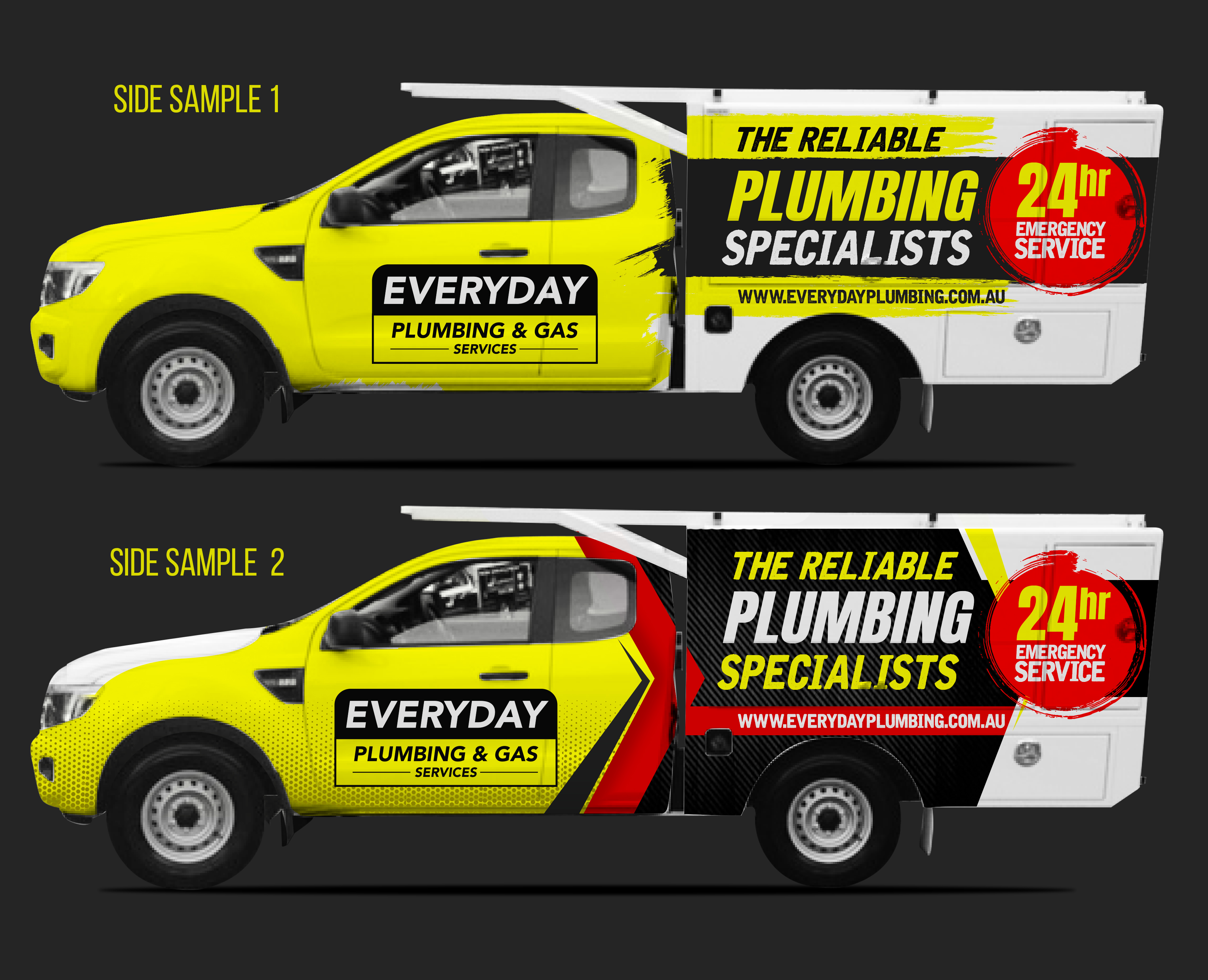 Diseño de Rotulación de Vehículo por SAI DESIGNS para Everyday plumbing and gas  | Diseño #22325802