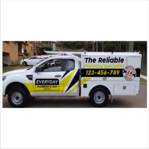 Car Wrap-Design von DG+ für Everyday plumbing and gas  | Design: #22319362