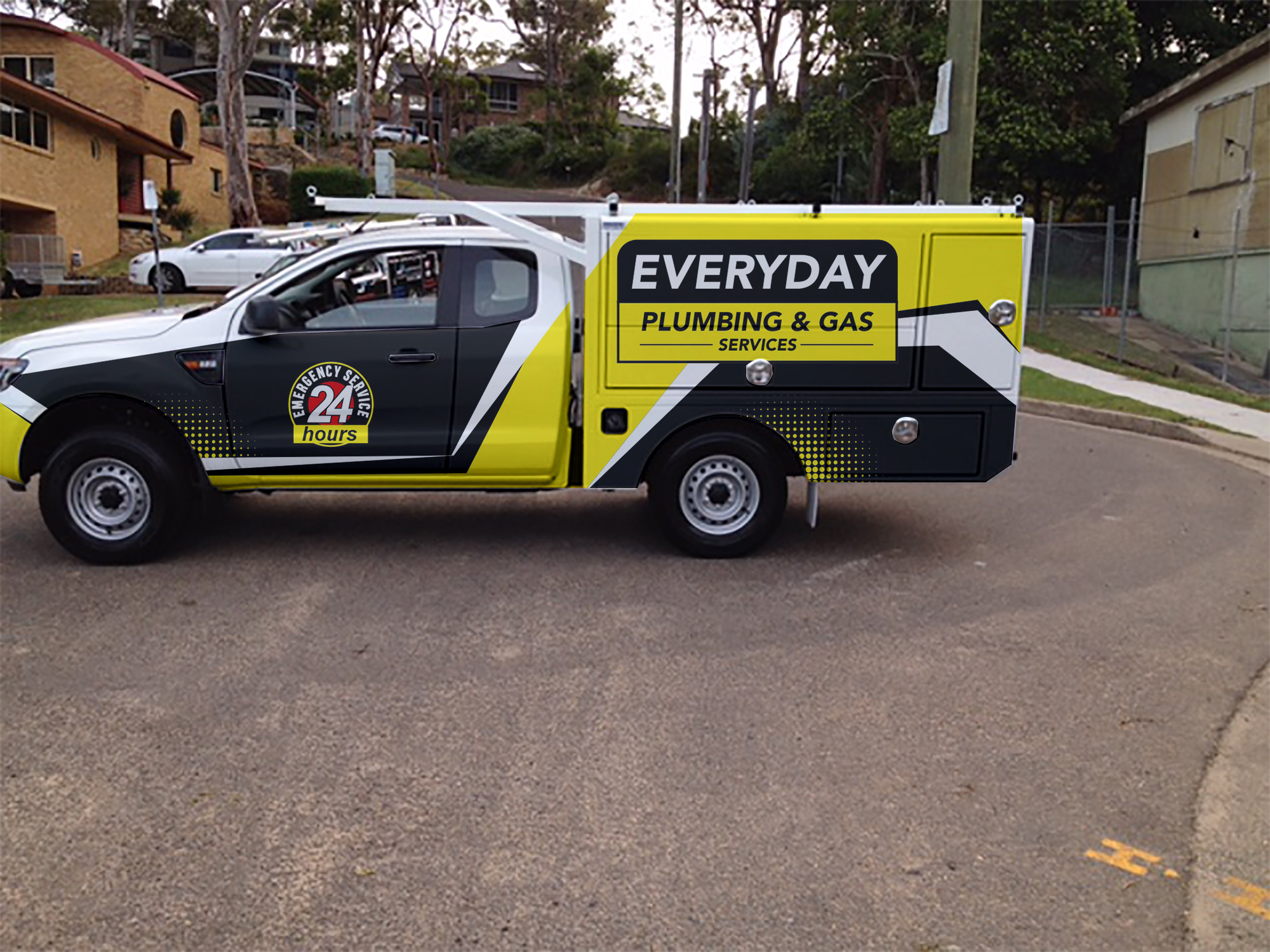 Car Wrap-Design von Czeh für Everyday plumbing and gas  | Design #22322002