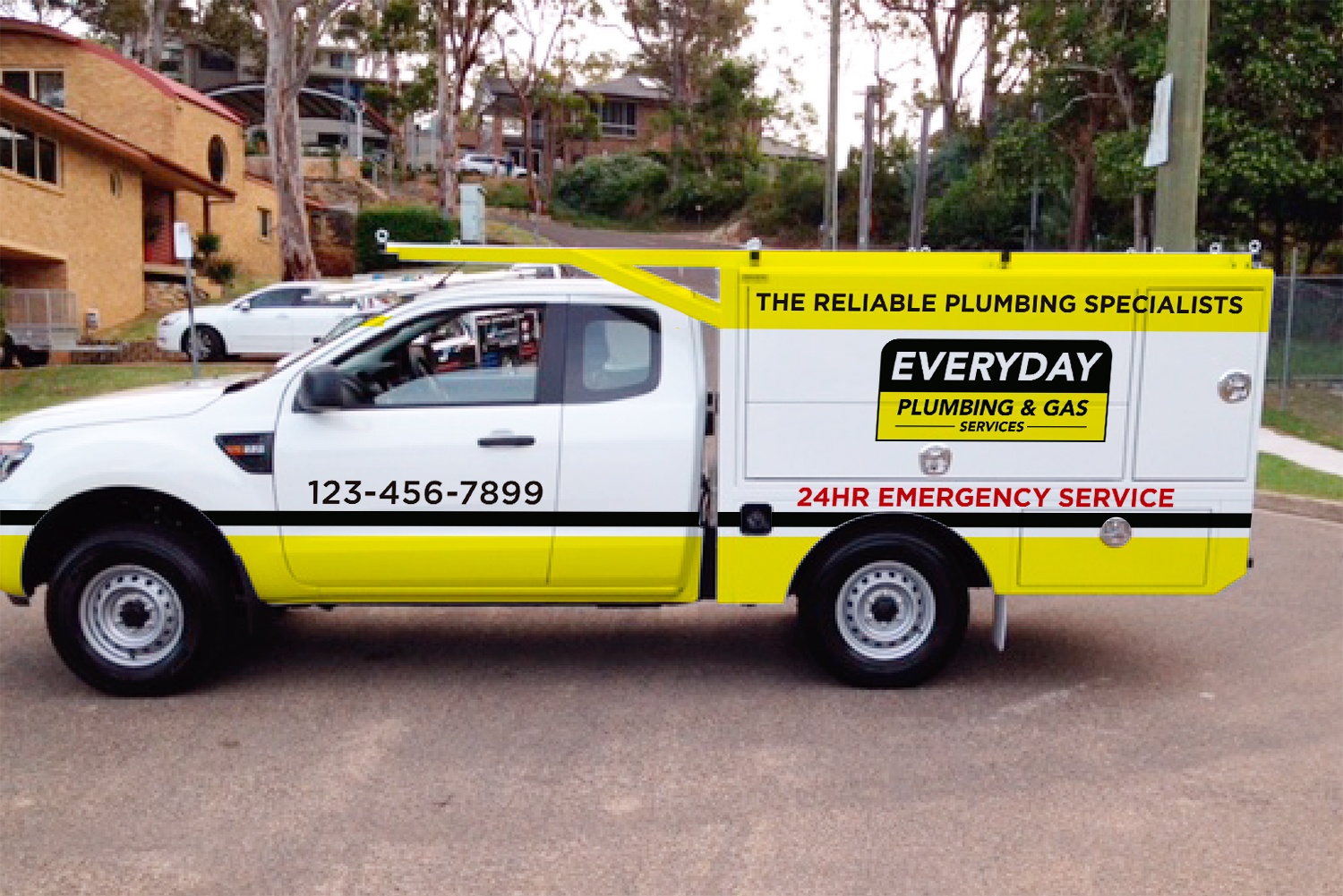 Design de Covering de Véhicule par haru_ichiban pour Everyday plumbing and gas  | Design #22298393