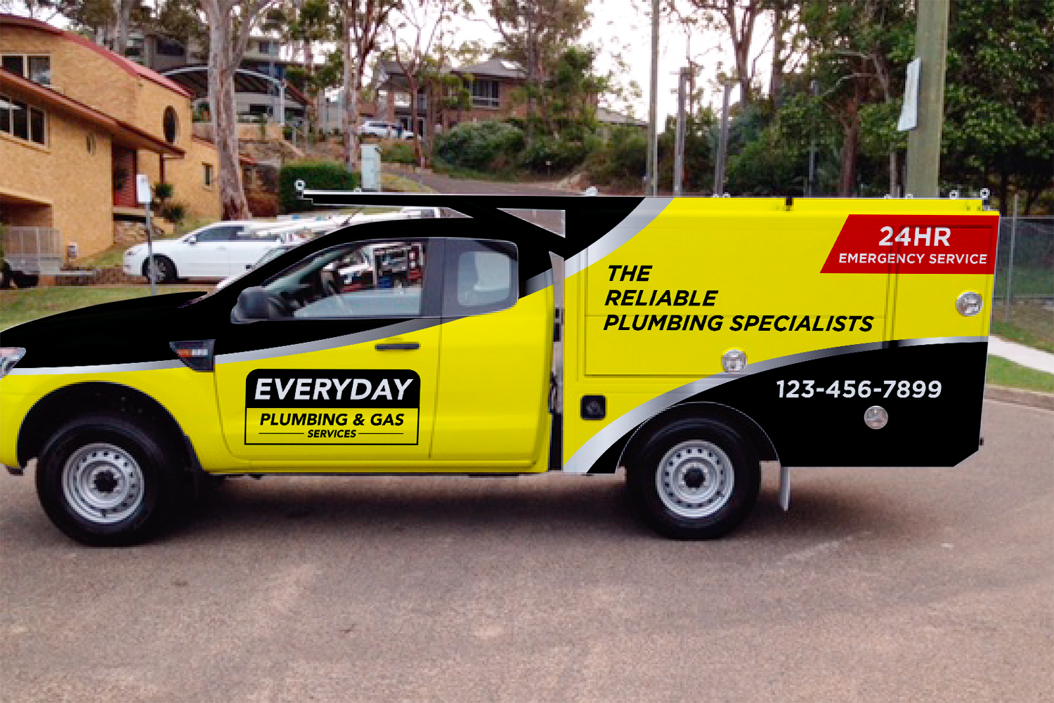 Car Wrap-Design von haru_ichiban für Everyday plumbing and gas  | Design #22306326