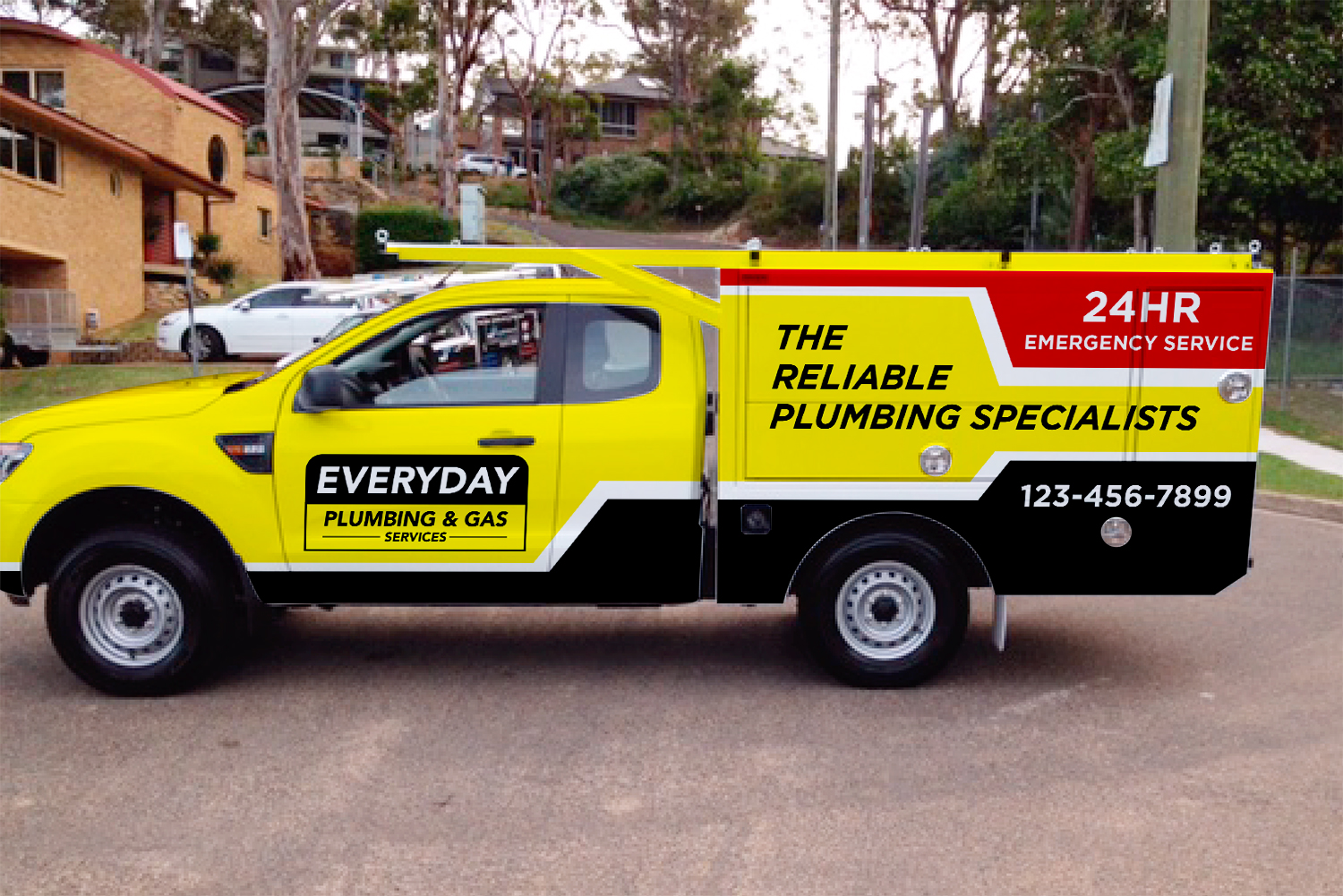 Design de Covering de Véhicule par haru_ichiban pour Everyday plumbing and gas  | Design #22314577