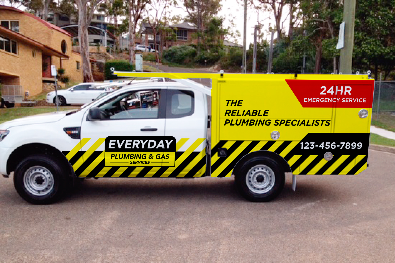 Car Wrap Design by haru_ichiban for Everyday plumbing and gas  | Design #22329511