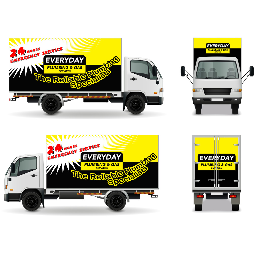 Car Wrap-Design von wisnudewe für Everyday plumbing and gas  | Design #22326056