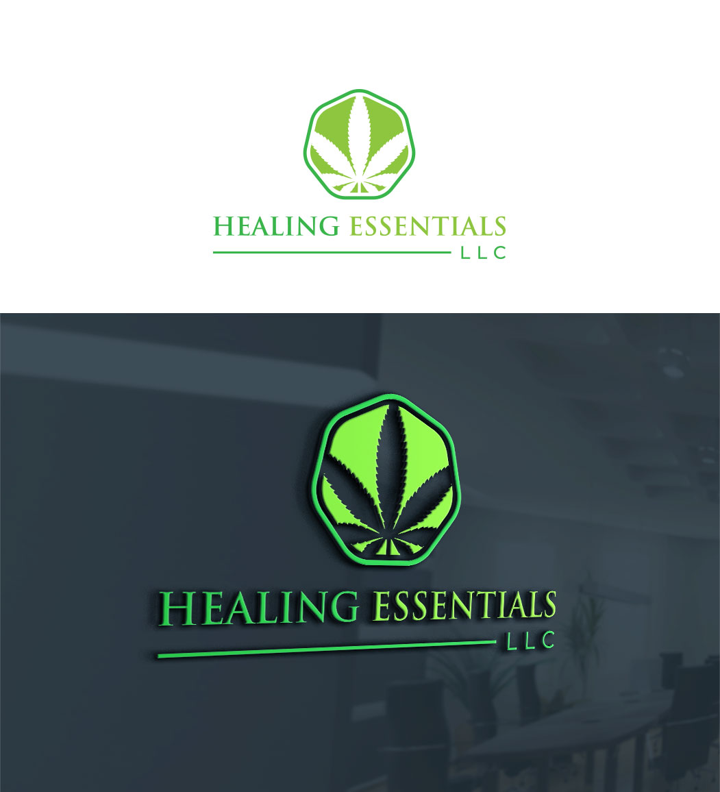 Bold, Serious Logo Design for Healing Essentials Wellness Dispensary