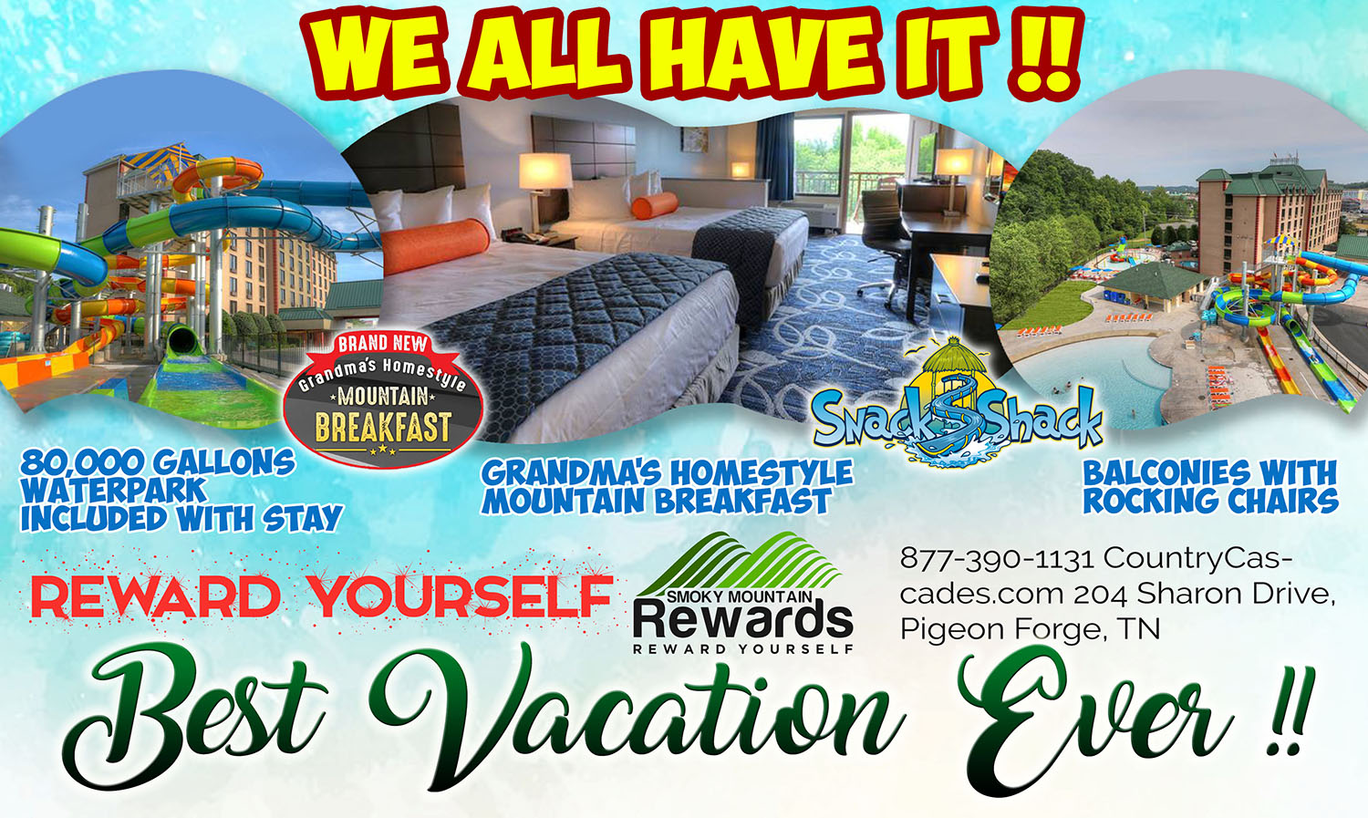 Graphic Design by Kareem Afifi for Smoky Mountain Resorts | Design #22282926