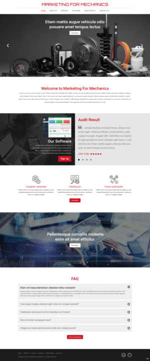 Web Design by pb for this project | Design: #22277437